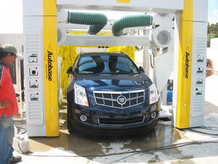 Autobase car wash machine in global, lucky earth waterless car wash