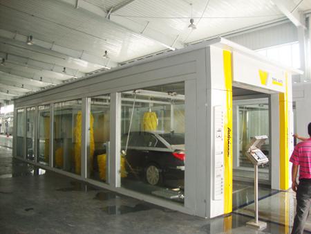 Noiseless air drying systems of TEPO-AUTO Tunnel car wash machine service in autobase