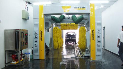 Full Air Drying Tunnel Car Washing Machine Brushed With Wipe System