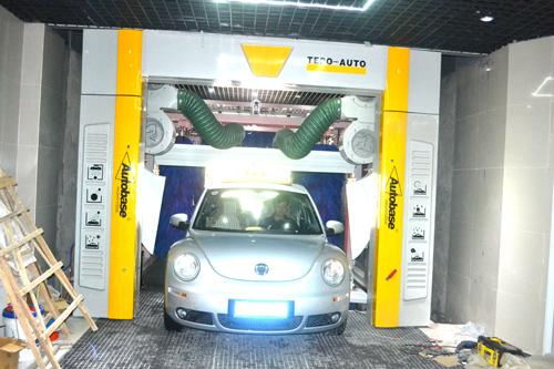 Reliable Tunnel Car Wash System Brush With Automatic Air Drying System