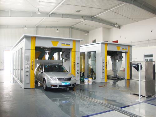Stability TEPO-AUTO Tunnel Car Wash System With Customized Brush Color