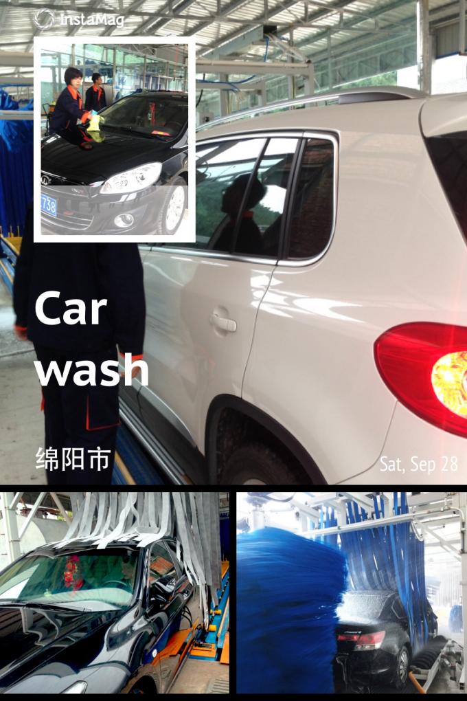 Autobase Tunnel Car Wash System Effective Comfortable For Wrap Cleaning