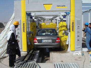 চীন Steel Tunnel Car Washing Machine , TEPO-AUTO Automatic Car Washer সরবরাহকারী